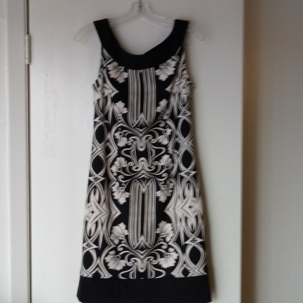 Tribal Print Little Black Dress